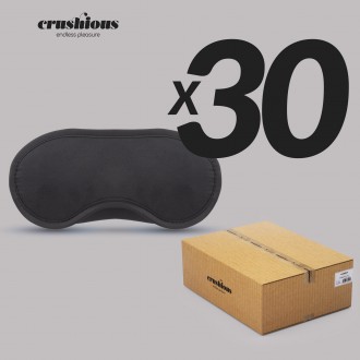 PACK DE 30 ANTIFAZ DE SATÉN CRUSHIOUS NEGRO