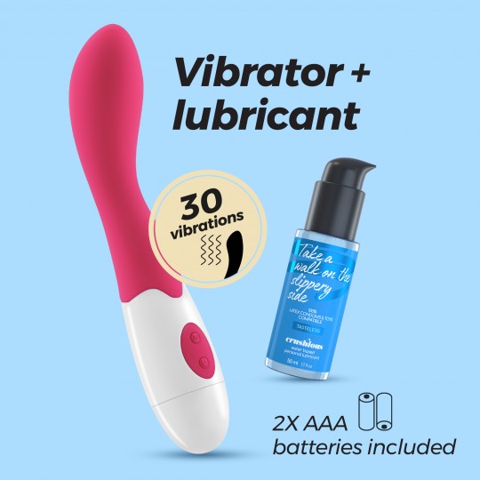 TWIGLIE VIBRATORE CON LUBRIFICANTE A BASE D'ACQUA INCLUSO CRUSHIOUS