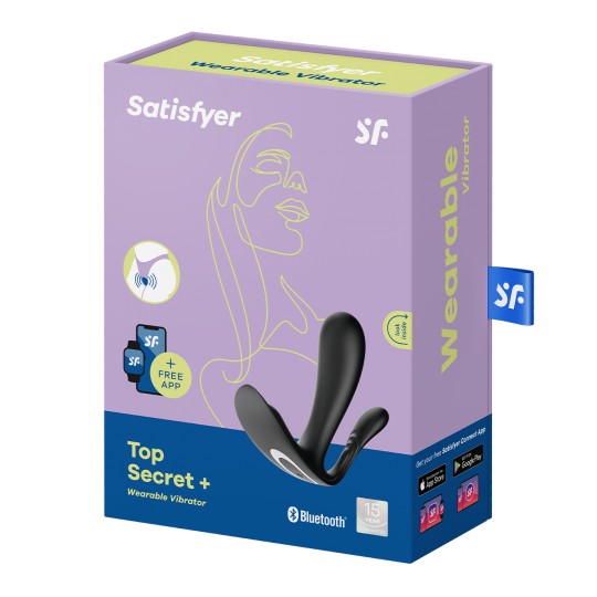 G-SPOT STIMOLATORE E ANALE TOP SECRET + CON NERO SATISFYER APP