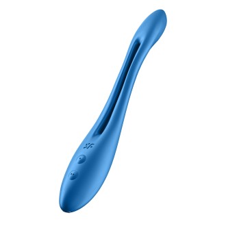 VIBRATORE ELASTICO GIOCO SATISFYER BLU