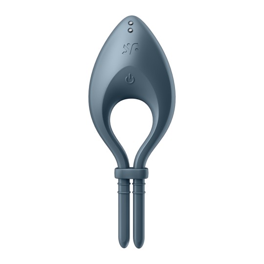 ANEL VIBRATÓRIO BULLSEYE COM APP SATISFYER AZUL