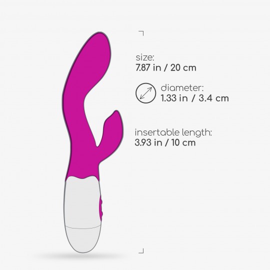 CHERIE CLITORIDE STIMOLATORE VIBRATORE + CRUSHIOUS LUBRIFICANTE A BASE D'ACQUA