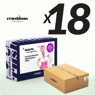 PACK OF 18 CRUSHIOUS MARTA A HOSPEDEIRA INFLATABLE DOLL BLONDE