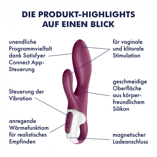 RISCALDATA AFFARE VIBRATORE CON SATISFYER APP