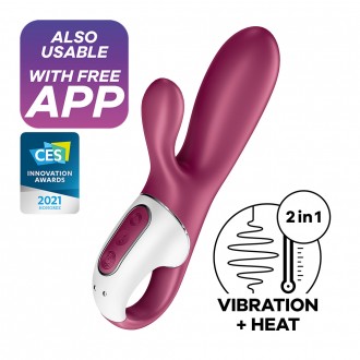 CALDO CONIGLIETTO DILDO CON SATISFYER APP