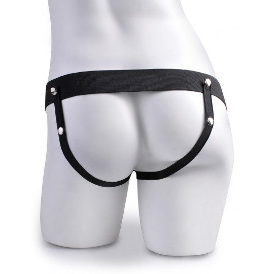 6&quot; HOLLOW RECHARGEABLE STRAP-ON WITH REMOTE FETISH FANTASY SERIES