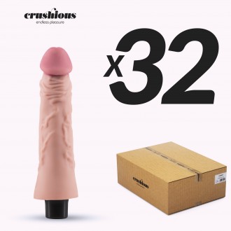 PACK DE 32 VIBRADOR REALÍSTICO GUIDO CRUSHIOUS