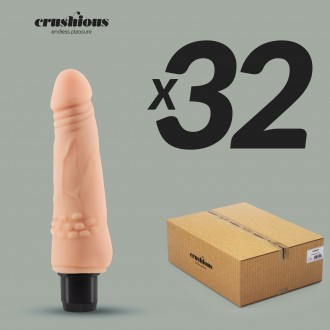 PACK DE 32 VIBRADOR REALÍSTICO WILLY CRUSHIOUS