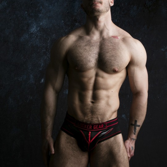 CUECA MASSIVE RUDE LOCKER GEAR VERMELHO