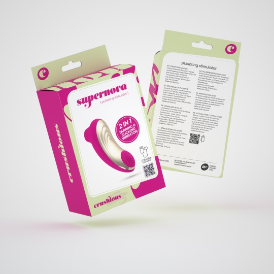 СТИМУЛЯТОР КЛИТОРИАЛЬНЫЙ SUPERNOVA CRUSHIOUS РОЗОВЫЙ
