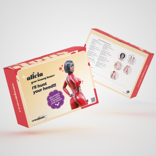 PACK DE 18 ALICIA LA CAZA RECOMPENSAS MUÑECA INFLABLE MULATA CRUSHIOUS