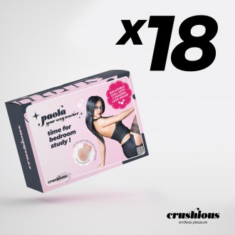 PACK DE 18 PAOLA A PROFESSORA BONECA INSUFLÁVEL COM MASTURBADOR CRUSHIOUS