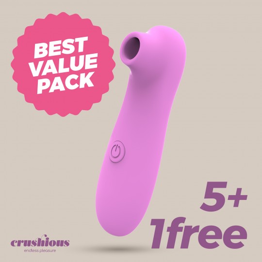 5 + 1 GRÁTIS SOOKIE ESTIMULADOR CLITORIANO CRUSHIOUS