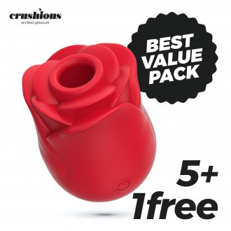 5 + 1 GRATUIT ROSITA STIMULATEUR CLITORIDIEN AVEC LANGUE CRUSHIOUS