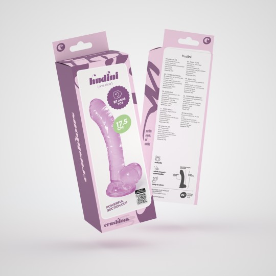 CRUSHIOUS HUDINI JELLY ANAL DILDO PURPLE