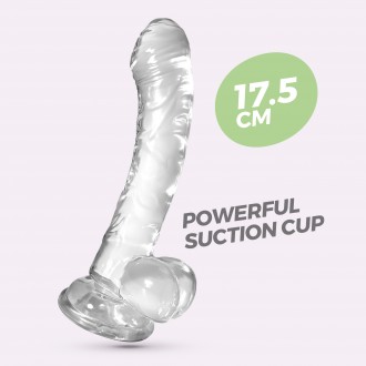 CRUSHIOUS HUDINI JELLY ANAL DILDO CLEAR