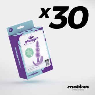 PACK OF 30 CRUSHIOUS THE PLUNGER ANAL PLUG