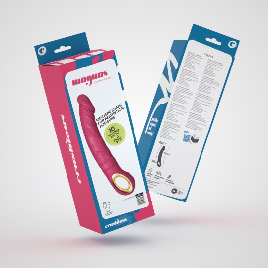 5 + 1 GRATUIT MAGNUS VIBRATEUR REALISTE ROSE CRUSHIOUS