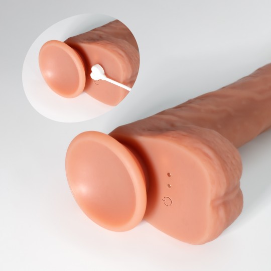 VIBRADOR DE SILICONA LIQUIDA INVIKTUS VIBE 8,5 CRUSHIOUS PIEL