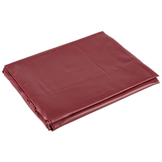 DRAP DE LIT DE VINYLE ROUGE FETISH COLLECTION