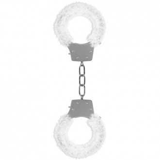 PLEASURE FURRY HANDCUFFS WHITE