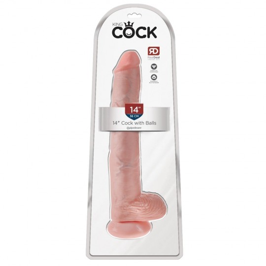 14\" COCK WITH BALLS