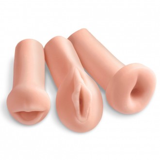 PIPEDREAM EXTREME TOYS ALL 3 HOLES MASTURBATOR SET
