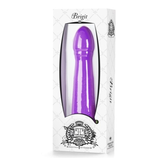 BRIGIT PURPLE VIBRATOR WHITE PACKAGE