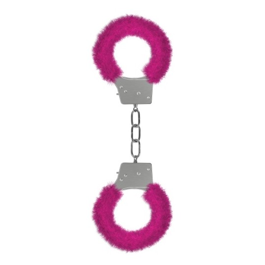 ALGEMAS COM PELUCHE BEGINNER&#039;S FURRY HANDCUFFS ROSA