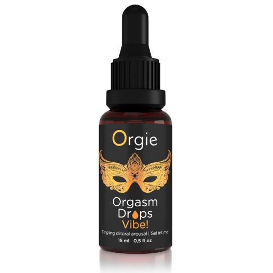 GOTAS COM EFEITO VIBRATÓRIO ORGASM DROPS VIBE 15ML ORGIE
