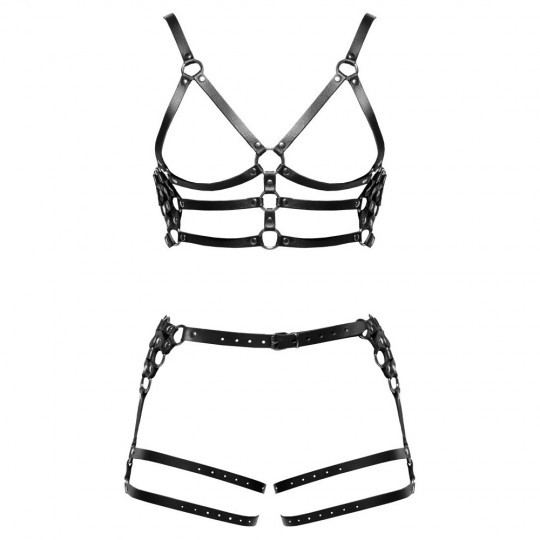 LEATHER HARNESS SET