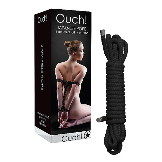 CORDA DE RESTRIÇÃO JAPANESE 5 METROS PRETA