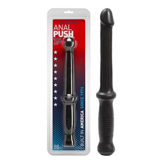 DILDO CON CAVO ANALE PUSH NERO