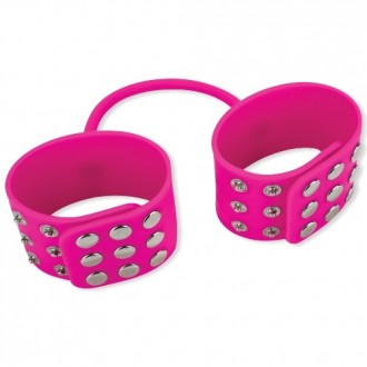 ESPOSAS DE SILICONA SILICONE CUFFS ROSA