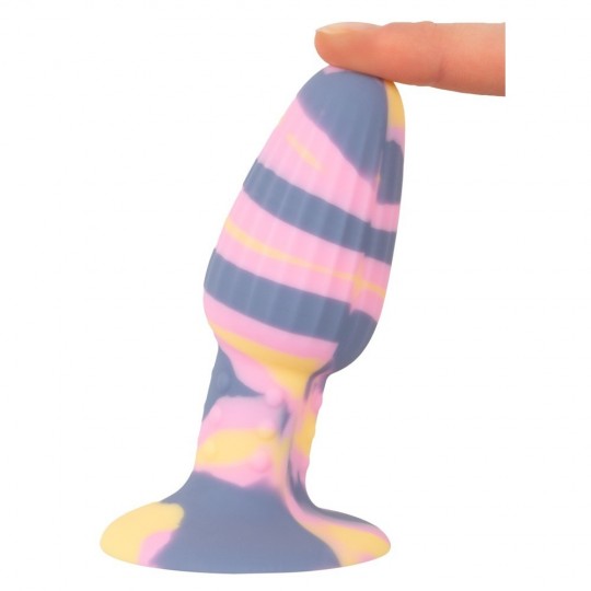 TRICOLOUR BUTT PLUG