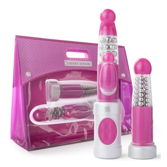 LIASON DOPPIO DILDO KIT LADIES AFFARE SOTTO COPERTURA