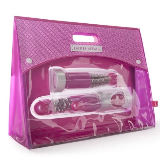 LIASON DOPPIO DILDO KIT LADIES AFFARE SOTTO COPERTURA