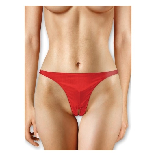 OUCH! PANTY WITH VIBRATING BULLET RED