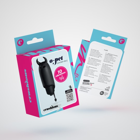 ДЬЯВОЛ С 10 ВИБРОПУЛЯМИ ЧЕРНЫЙ