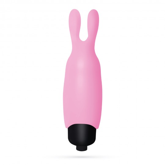 O-PET LAPIN AVEC VIBROMASSEUR BULLET À 10 VIBRATIONS ROSE PASTEL CRUSHIOUS