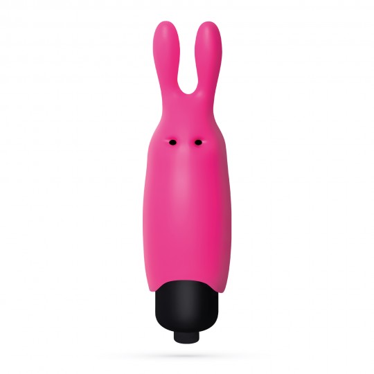 O-PET LAPIN AVEC VIBROMASSEUR BULLET À 10 VIBRATIONS ROSE CRUSHIOUS