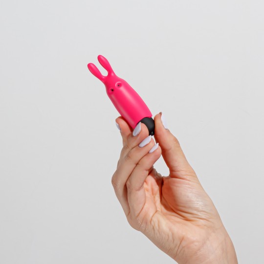 O-PET LAPIN AVEC VIBROMASSEUR BULLET À 10 VIBRATIONS ROSE CRUSHIOUS