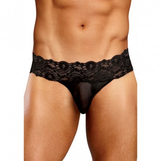 МУЖСКИЕ МИКРО СТРИНГИ POWER MICRO THONG PINCH BACK BLACK