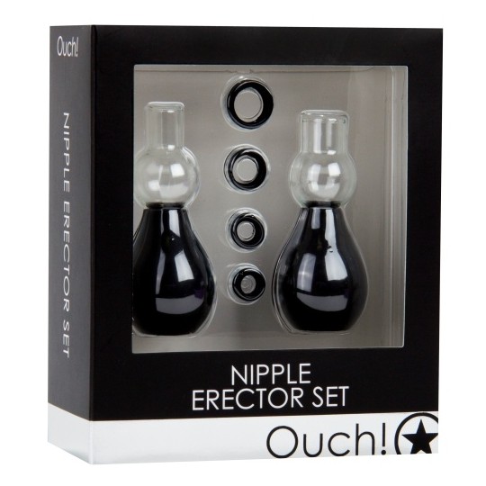 OUCH! NIPPLE ERECTOR SET BLACK