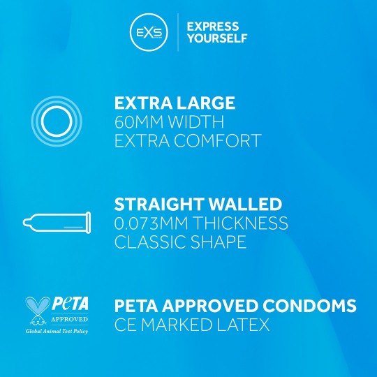 EXS MAGNUM - CONDOMS - 12 PIECES
