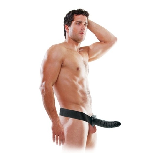 STRAP-ON OCO 8&#039;&#039; HOLLOW FETISH FANTASY SERIES PRETO