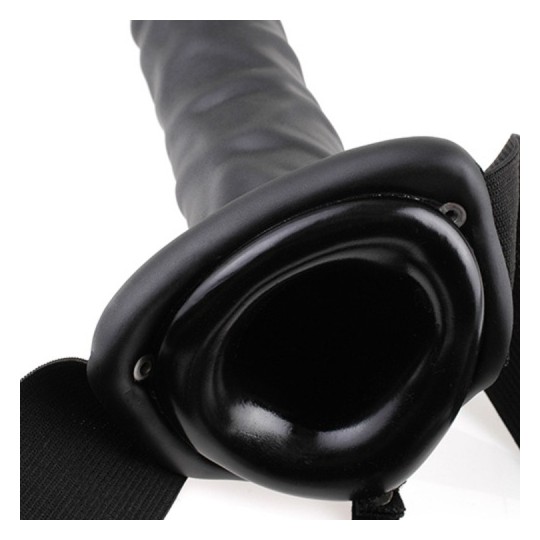 STRAP-ON OCO 8&#039;&#039; HOLLOW FETISH FANTASY SERIES PRETO