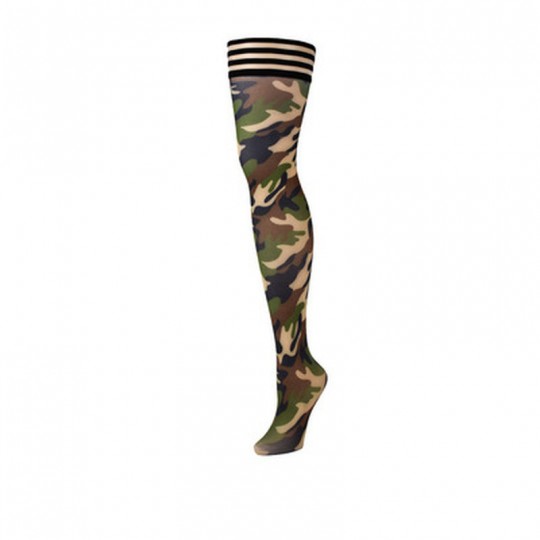 ALEX - THIGH HIGH - CAMOUFLAGE