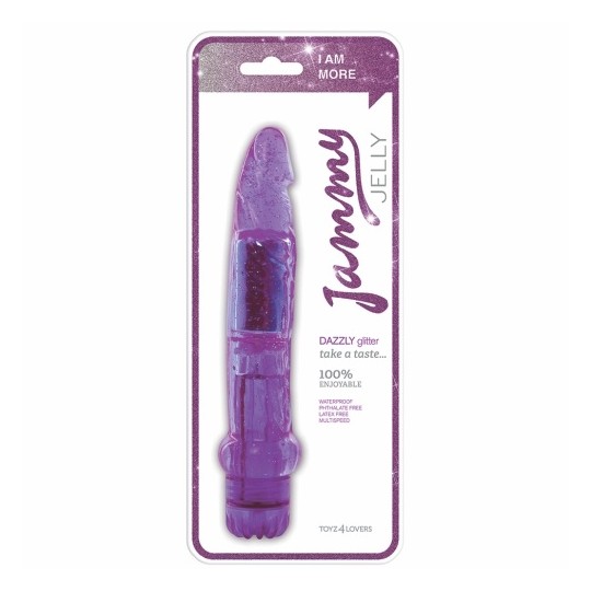 VIBRATORE JAMMY GELATINA DAZZLY GLITTER