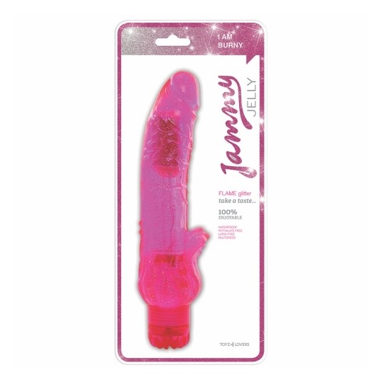 JAMMY JELLY FLAME GLITTER VIBRATOR